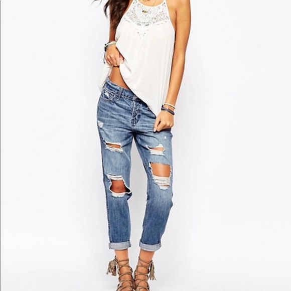 Hollister Denim - Hollister Destroyed Vintage Boyfriend Jeans